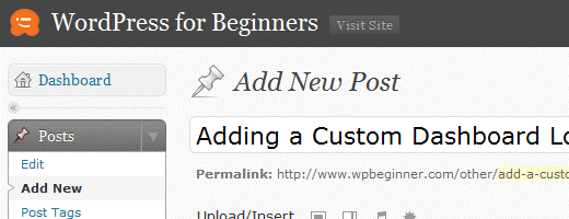 wordpress ipuçları admin logo değiştirme