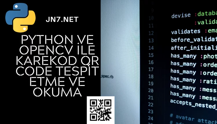 python ve opencv qr code
