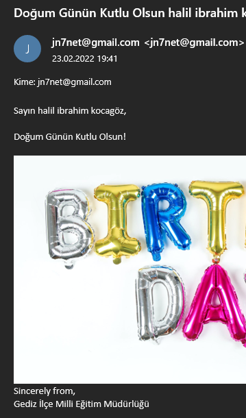 Google E-Tablolar Kullanarak Otomatik Doğum Günü Maili Gönderin 1